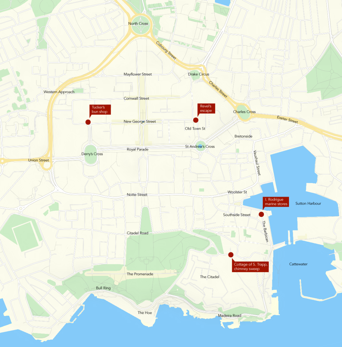 Plymouth map